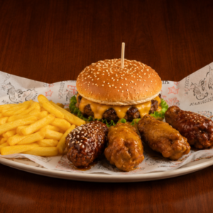 Alitas + Hamburguesa